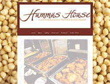 Tablet Screenshot of hummus-house.com